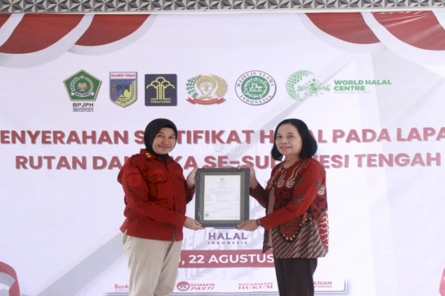 Dapur Lapas Perempuan Palu Resmi Kantongi Sertifikat Halal