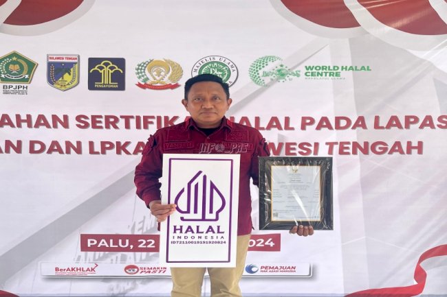 Komitmen Sajikan Makanan Berkualitas, Dapur Sehat Rutan Kantongi Sertifikat Halal