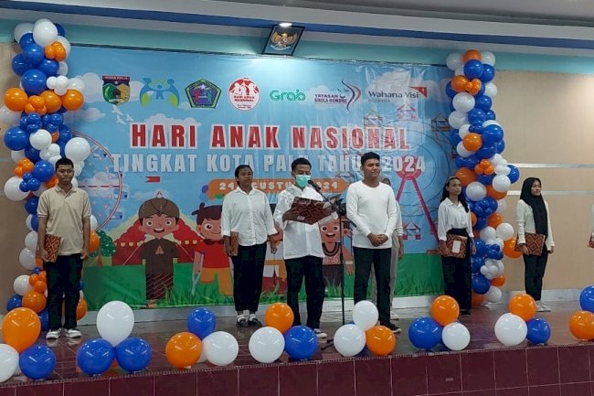 Rayakan HAN 2024, Anak Binaan LPKA Palu Suarakan Hak Anak se-Kota Palu