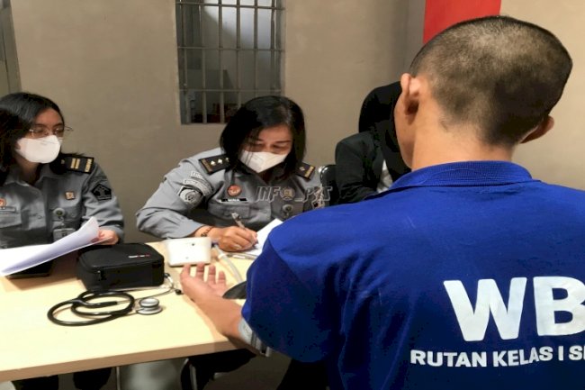Divpas Jateng Periksa Kesehatan Tahanan Baru Rutan Semarang