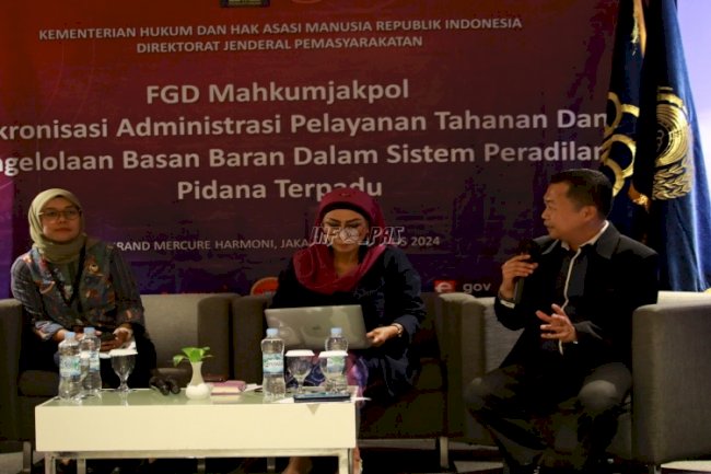 Ditjenpas Gelar FGD Sinkronisasi Administrasi Pelayanan Tahanan dan Pengelolaan Basan Baran