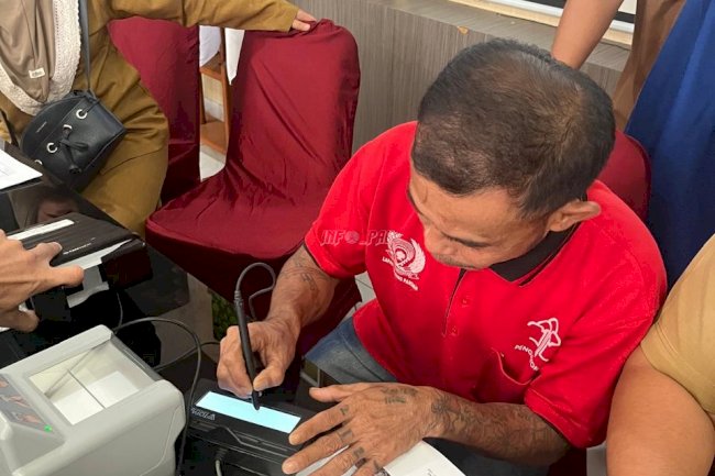 Jelang Pilkada Serentak, Lapas Tanjungpandan Kembali Sinkronkan NIK Warga Binaan
