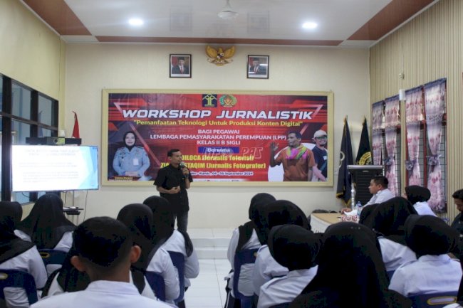 Tingkatkan Kemampuan Pembuatan Berita, Lapas Perempuan Sigli Gelar Workshop Jurnalistik 