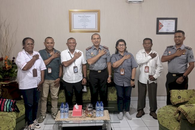 Terima Kunjungan KPU, Lapas Kupang Siap Dukung Validasi Data Pemilih