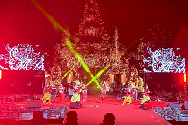 Tari Kreasi Nusantara Lapas Kerobokan Meriahkan Penutupan Rakorwil Bali
