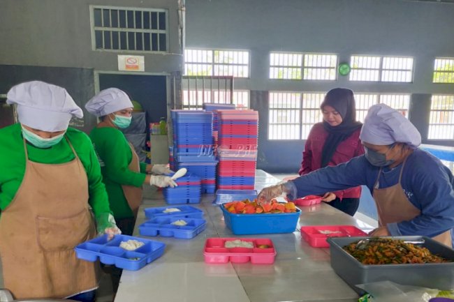 Lapas Perempuan Palu Pastikan Kebersihan dan Nilai Gizi Makanan Warga Binaan