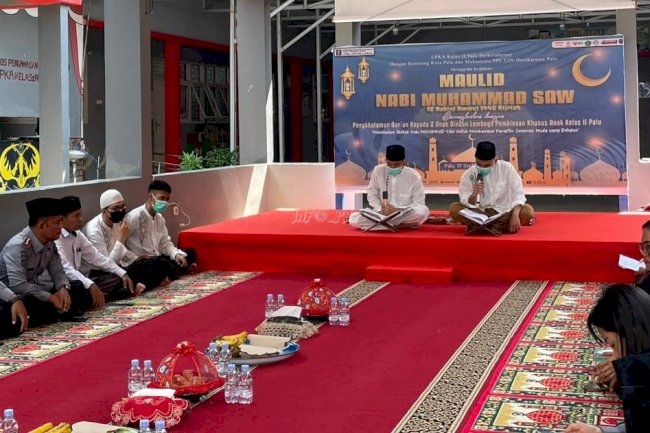 Peringati Maulid Nabi, 2 Anak Binaan LPKA Palu Khatam Al-Qur'an