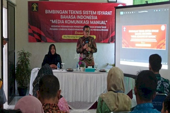 20 Petugas Lapas Pangkalpinang Ikuti Bimtek Bahasa Isyarat