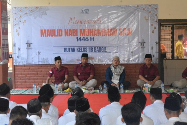 Rutan Bangil Ambil Peran Tegakkan Syariat Islam di Momentum Maulid Nabi
