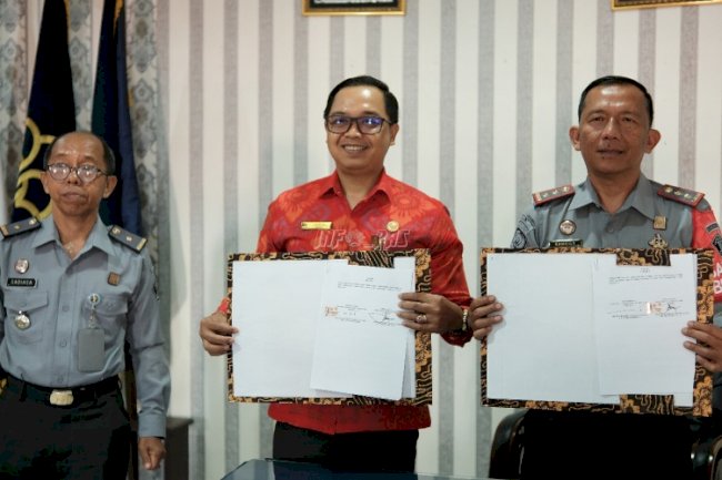 Tingkatkan Layanan Berbasis HAM, Lapas Tabanan Jalin Kerja Sama dengan SLBN 1 Tabanan