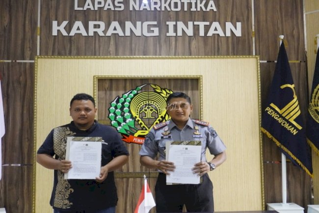 Lapas Narkotika Karang Intan Sepakati PKS Pengelolaan Limbah B3 Klinik