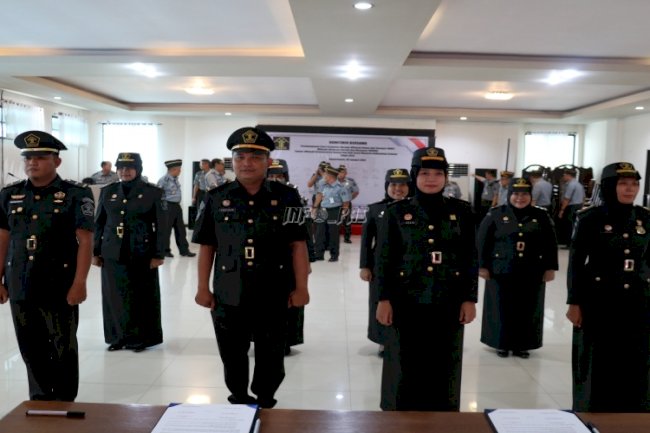Petugas Lapas Narkotika Karang Intan Dilantik Sebagai Pranata Keuangan APBN Mahir