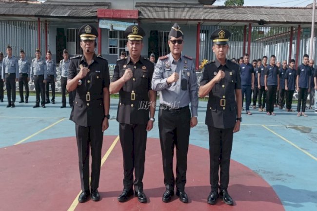 Tiga Petugas Lapas Pangkalpinang Resmi Naik Pangkat