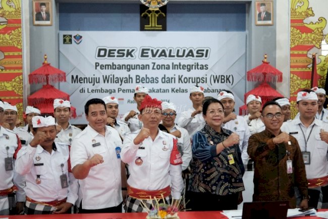Optimis Raih WBK, Lapas Tabanan Sukses Jalani Desk Evaluasi
