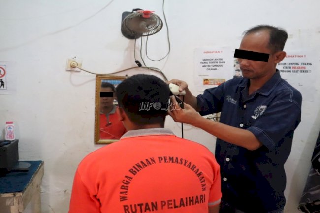 Barbershop Rutan Pelaihari Bina Keterampilan Warga Binaan
