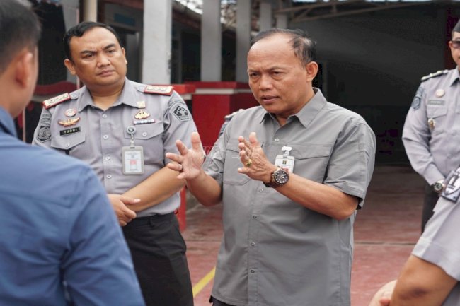 Tinjau Kondisi Sarana dan Prasarana, Rutan Dumai Dikunjungi Sesditjenpas