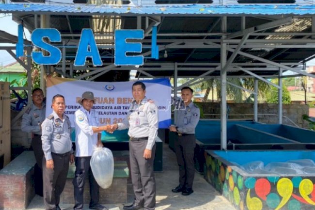 Lapas Kotabaru Terima 20.000 Benih Ikan Lele dari Balai Perikanan Budidaya Air Tawar Mandiangin