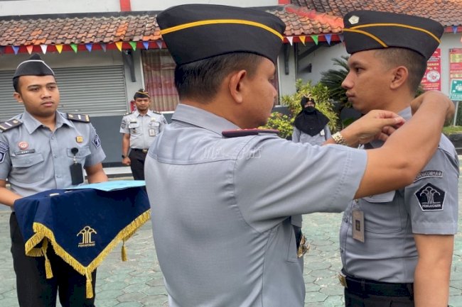 Petugas Lapas Brebes Naik Pangkat, Berkomitmen Berikan Kinerja Terbaik