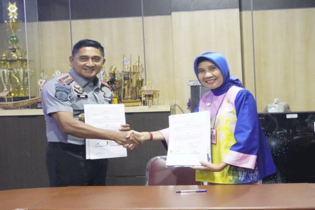 Lapas Narkotika Karang Intan-Dinkes Kab. Banjar Sepakati PKS Peningkatan Pelayanan Kesehatan Warga Binaan