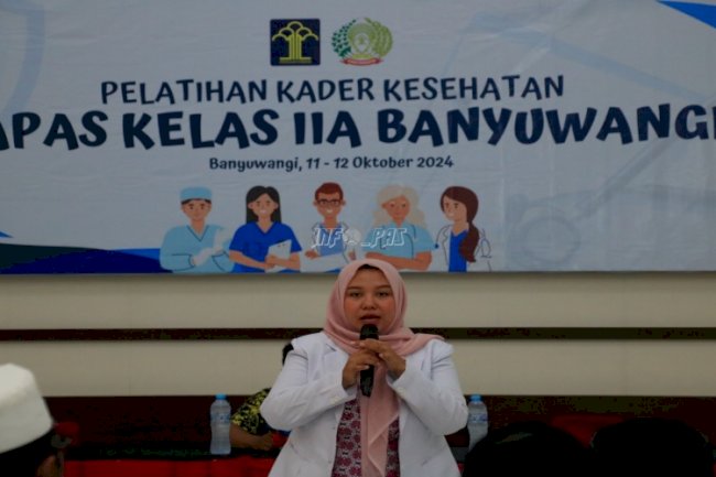 Lapas Banyuwangi Bentuk Kader Kesehatan dari Warga Binaan