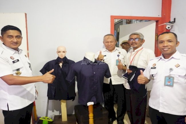 Warga Binaan Lapas Narkotika Karang Intan Mampu Hasilkan Produk Konveksi Berkualitas