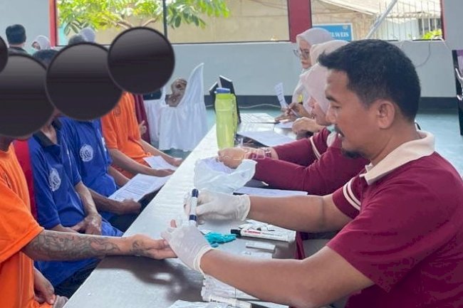 Gandeng Puskesmas Batang 3, Lapas Batang Gelar Skrinning Massal bagi Warga Binaan