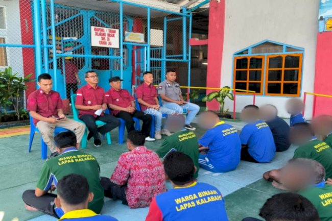 Jajaran Registrasi Lapas Kalabahi Sosialisasikan Hak dan Program Pembinaan Warga Binaan