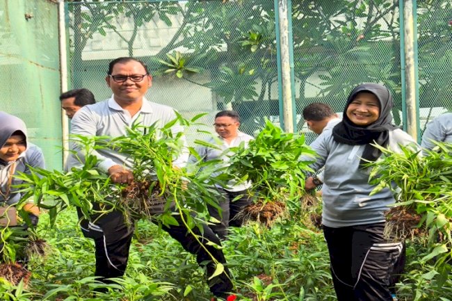 Lapas Cipinang Dukung Ketahanan Pangan Melalui Urban Farming dan Bakti Sosial