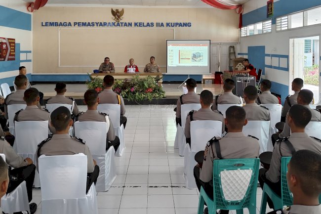 Lapas Kupang Sambut Kegiatan Peninjauan Objek Penting Siswa Diktuk Bintara SPN Polda NTT
