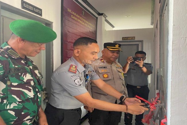 Tingkatkan Layanan Warga Binaan, Lapas Wahai Resmikan Wartelsuspas