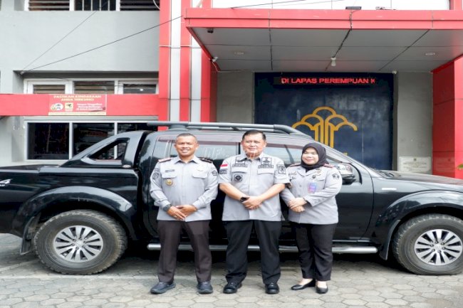Perkuat Sinergi, Lapas Perempuan Palembang Terima Transfer Mobil dari Kanim Palembang