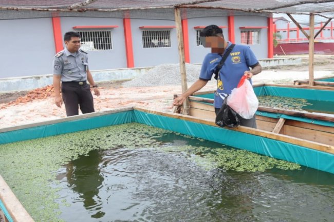 Lapas Palangka Raya Mantapkan Program Budidaya Ikan Air Tawar