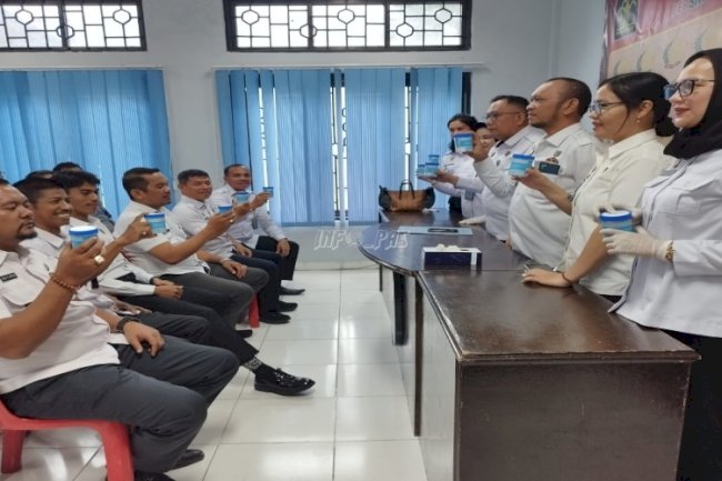 Komitmen Bersih Narkoba, Jajaran LPKA Medan Jalani Tes Urine
