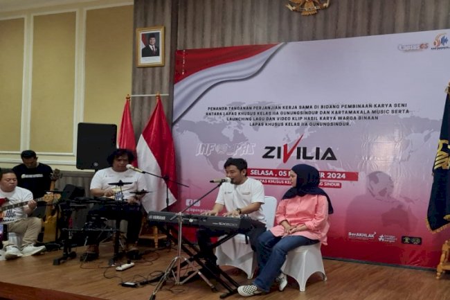 Teken PKS dengan Kartamakala Music, Lapas Khusus Gunung Sindur Dukung Pembinaan Seni Musik Warga Binaan