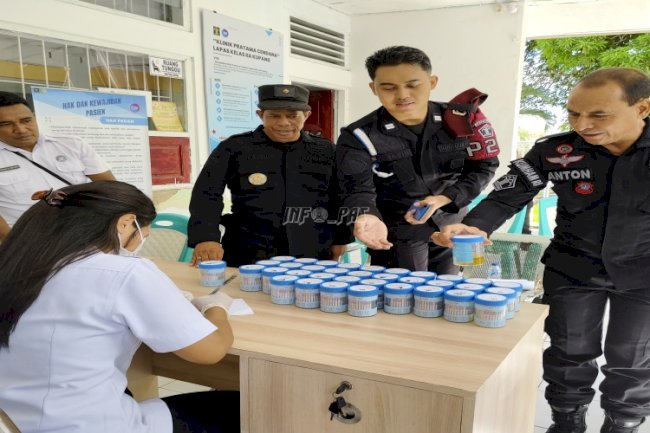 Razia Blok dan Tes Urine Wujudkan Lapas Kupang Bersih dari Narkoba