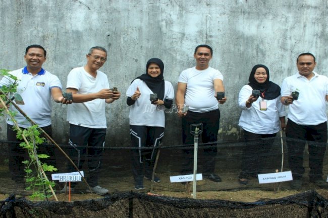 LPKA Batam Bersama Dinas Ketahanan Pangan dan Pertanian Kota Batam Dukung Program Ketahanan Pangan