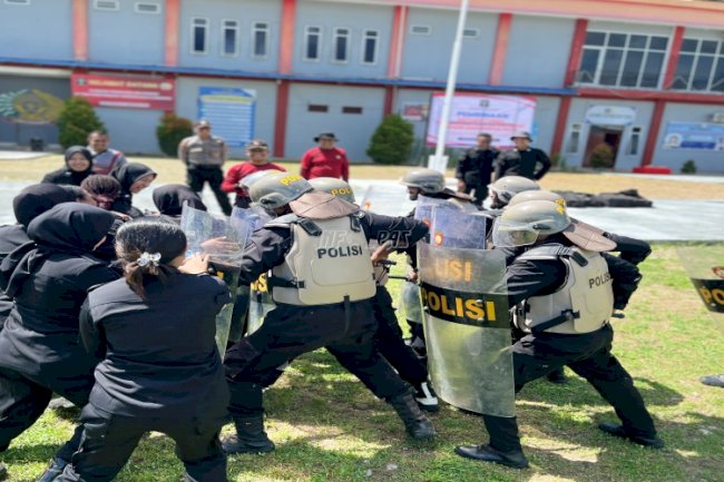 Pembinaan Pengendalian Massa Perkuat Tugas Satuan Pengamanan di Lapas Manokwari