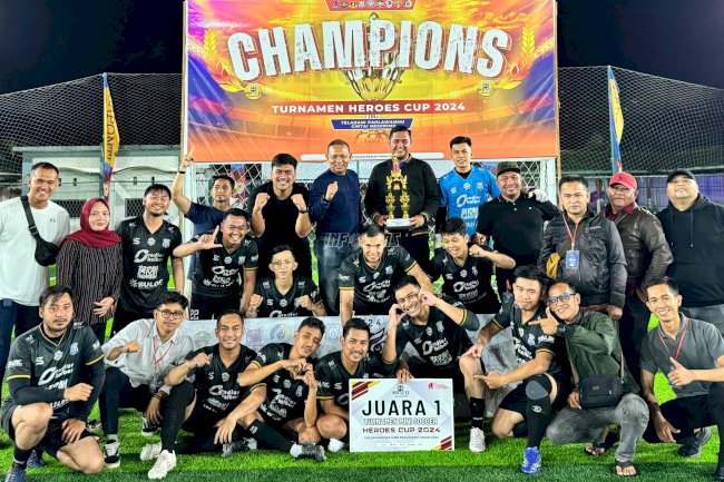Tim Mini Soccer Rutan Pontianak Juara I Heroes Cup Tahun 2024