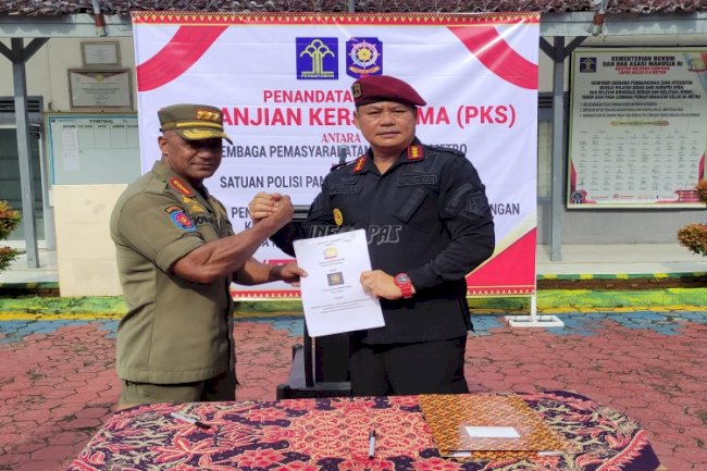 Perkuat Penanggulangan Kebakaran, Lapas Metro Jalin Kerja Sama dengan Satpol PP Kota Metro