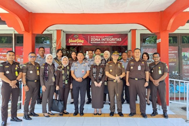 Kelengkapan Fasilitas Publik dan Gedung Penyimpanan di Rupbasan Kupang Diapresiasi PPA Kejagung RI