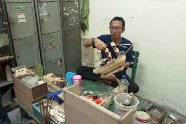 Ciptakan Karya dari Kayu, Lapas Cipinang Tingkatkan Keterampilan Warga Binaan