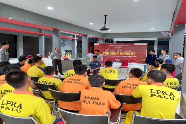 LPKA Palu Bekali Anak Binaan dengan Pelatihan Pangkas Rambut