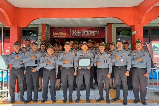 Rupbasan Kupang Raih Penghargaan IKPA Terbaik dari KPPN Kupang