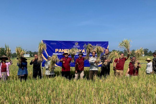 Wujudkan Ketahanan Pangan, Lapas Terbuka Lombok Tengah Panen Raya Padi