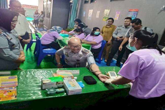 Posbindu Mahina Lapas Perempuan Ambon Tingkatkan Pelayanan Kesehatan Warga Binaan 