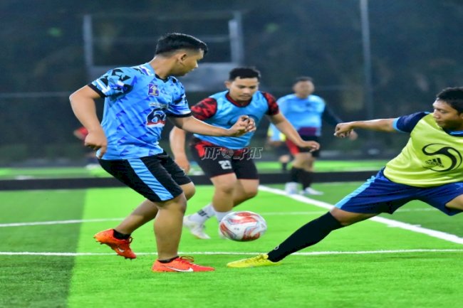 Lapas Medan Gelar Fun Mini Soccer, Bangun Kekompakan dan Semangat Kebersamaan