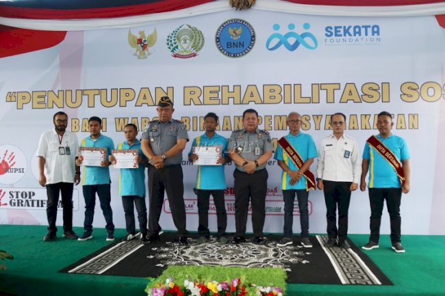 200 Warga Binaan Lapas Narkotika Samarinda Rampungkan Program Rehabilitasi Sosial Tahun 2024