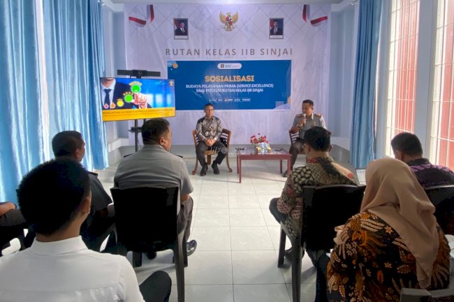 Rutan Sinjai Jalin Kerja Sama dengan BSI Sosialisasikan Budaya Pelayanan Prima
