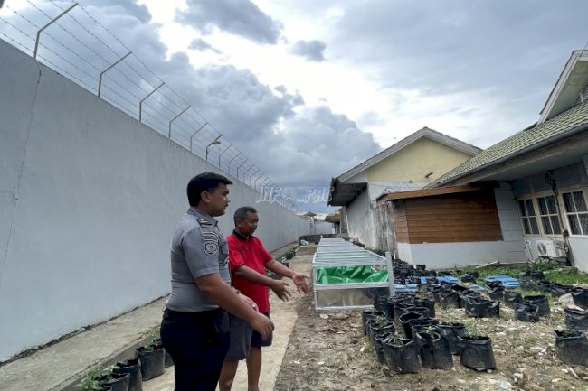 Rutan Pontianak Sulap Lahan Tidur Jadi Sumber Pangan 