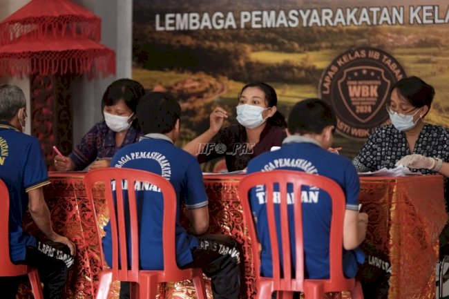 Deteksi Dini HIV/AIDS, Lapas Tabanan Laksanakan VCT bagi Puluhan Warga Binaan